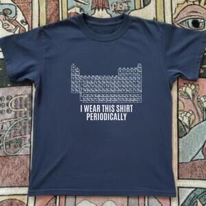 Gildan Men Navy T-Shirt, Wear This Shirt Periodically Navy T-Shirt .